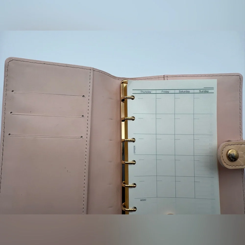 Louis Vuitton Vernis Beige Agenda PM Planner